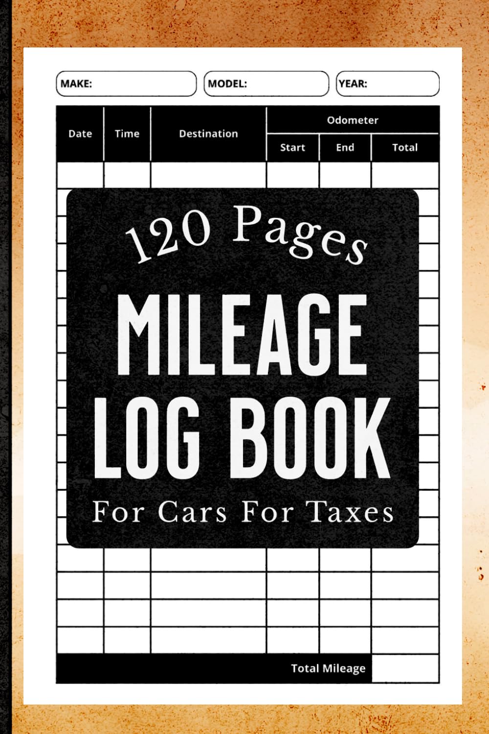 Business Mileage Log Book For Cars For Taxes: Simple Motor Vehicle Odometer Tracker for Self Employed | Daily Tracking Miles Record Journal baixar livro de graça