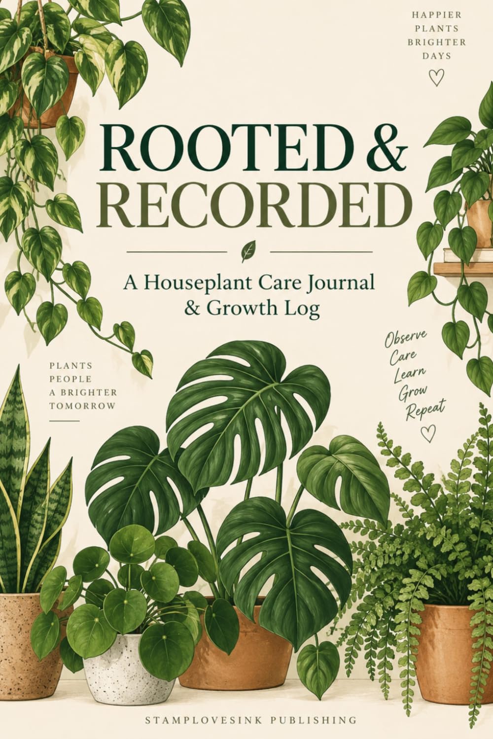 ROOTED & RECORDED: A Houseplant Care Journal & Growth Log. baixar livro de graça