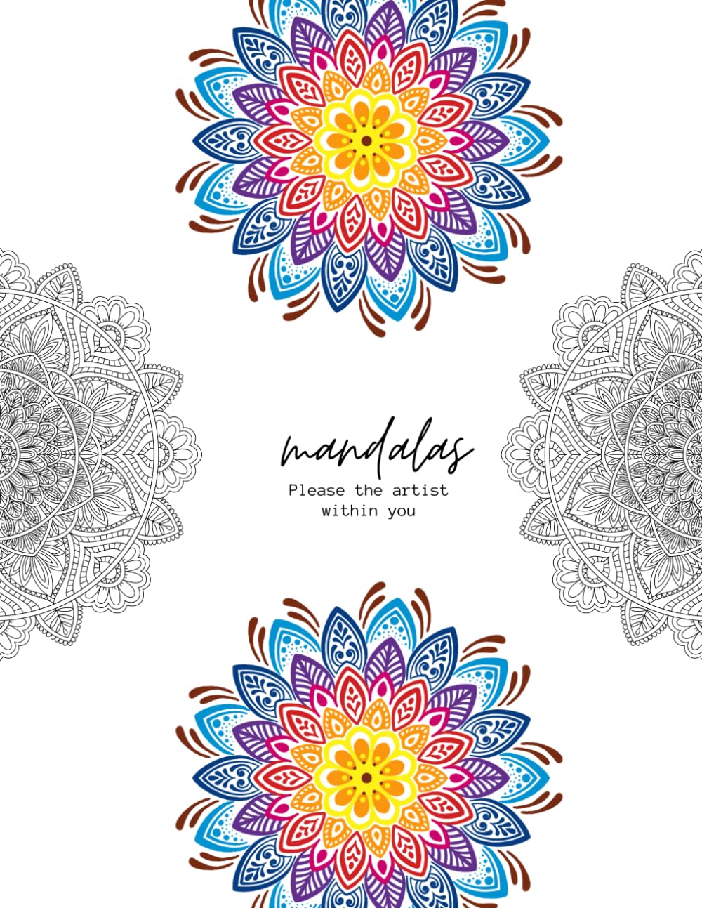 Sacred Mandalas: A Relaxing Coloring Book for Mindfulness, Stress Relief & Creativity baixar livro de graça