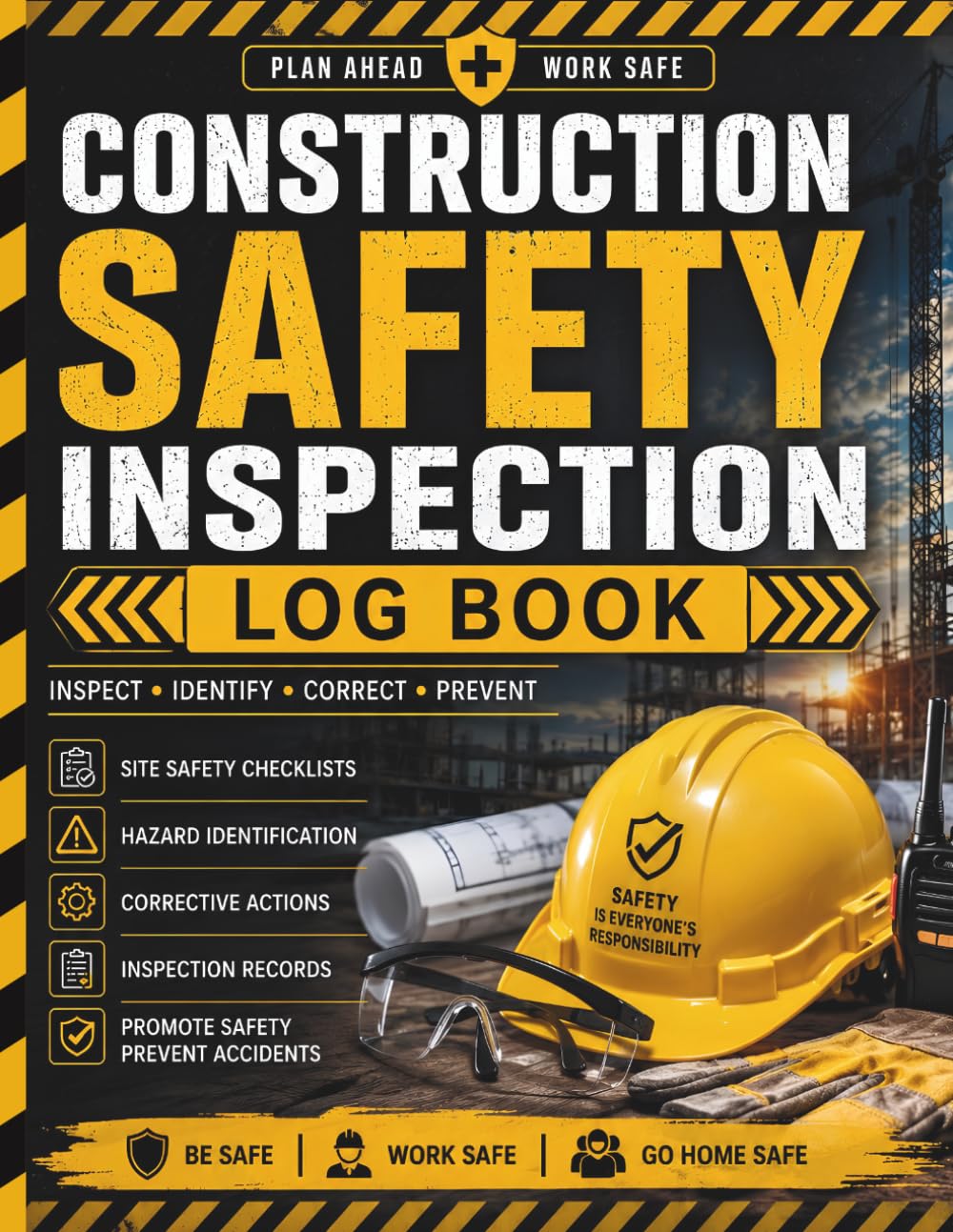 capítulo por capítulo baixar Construction Safety Inspection Log Book: Site Safety Checklists, Hazard Identification, Corrective Actions, Inspection Reports & Safety Records for Construction Projects