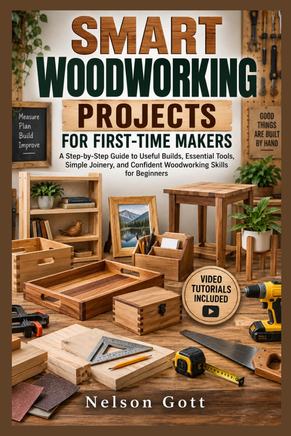 Smart Woodworking Projects for First-Time Makers: A Step-by-Step Guide to Useful Builds, Essential Tools, Simple Joinery, and Confident Woodworking Skills for Beginners baixar livro de graça