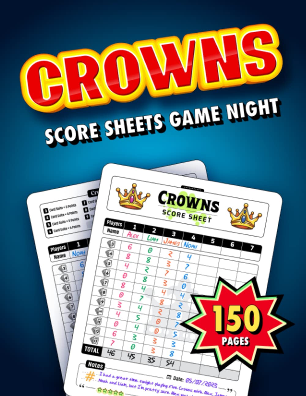 capítulo por capítulo baixar Crowns Score Sheets Game Night: 150 Large Pages For Scorekeeping