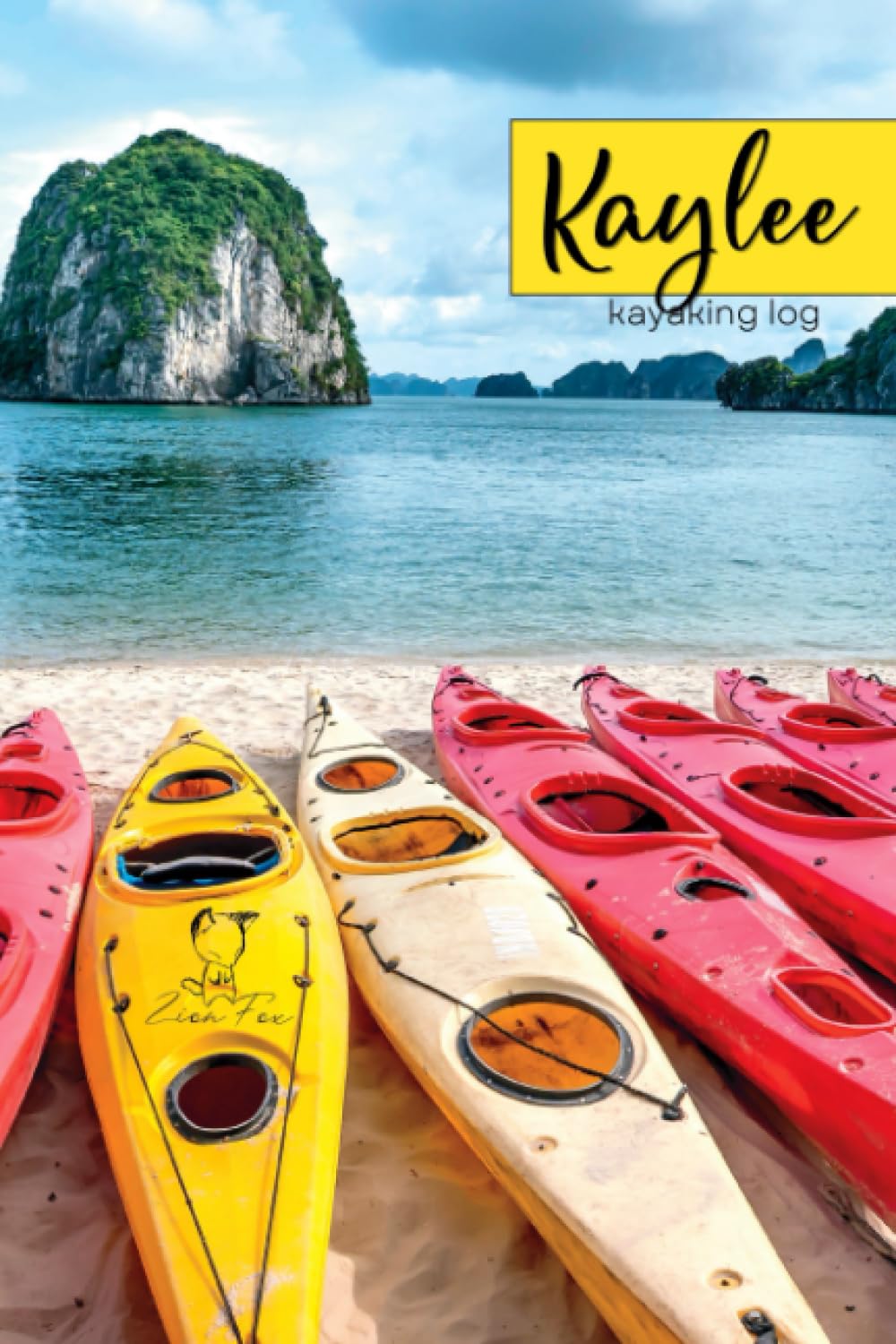 Kaylee - Kayaking Log: record/track 99+ kayaking trips in this personalized notebook