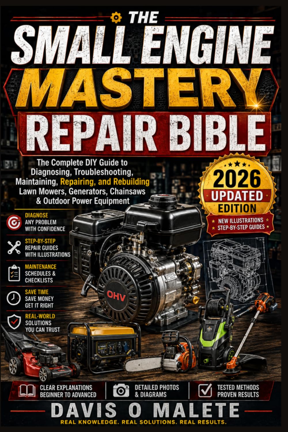 The Small Engine Mastery Repair Bible: The Complete DIY Guide to Diagnosing, Troubleshooting, Maintaining, Repairing, and Rebuilding Lawn Mowers, Generators, Chainsaws & Outdoor Power Equipment baixar livro de graça