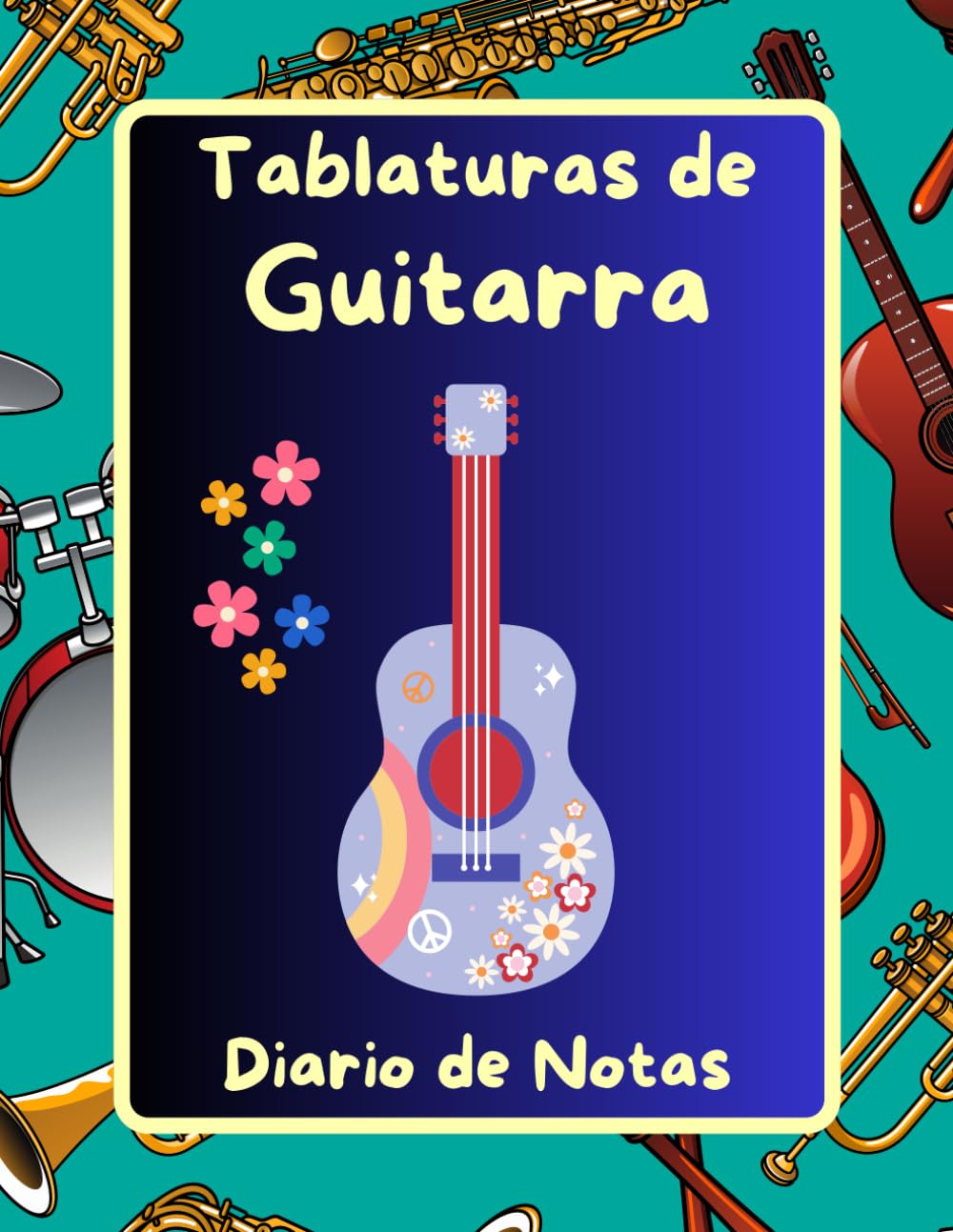 Tablaturas de Guitarra: Diario de Notas: Cuaderno de Pentagramas para Estudio y Practica Musical (Spanish Edition) baixar o livro de graça