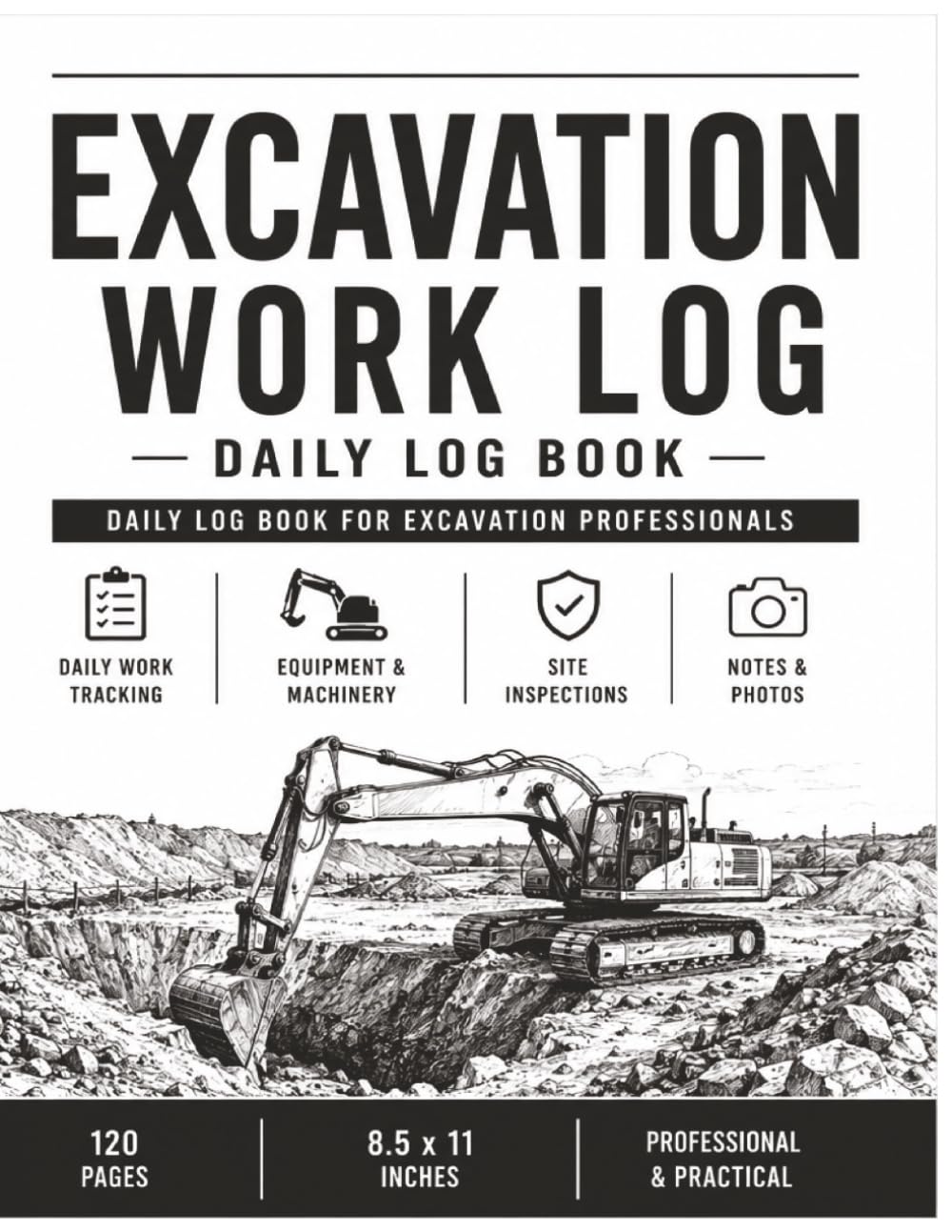 capítulo por capítulo baixar Excavation Work Log: Daily Jobsite Tracker for Excavation Contractors