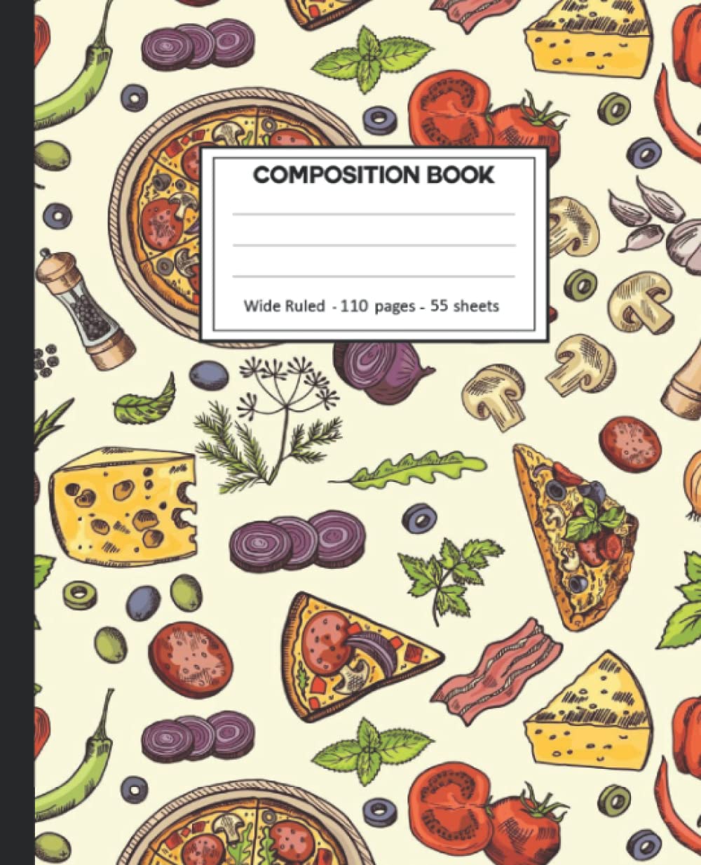 capítulo por capítulo baixar Composition Notebook: Pizza Wide Ruled Blank Lined Composition Book Journal (7.5 x 9.25 in) Cute Notebooks for Girls Teens Kids School Planner Diary Writing Notes.