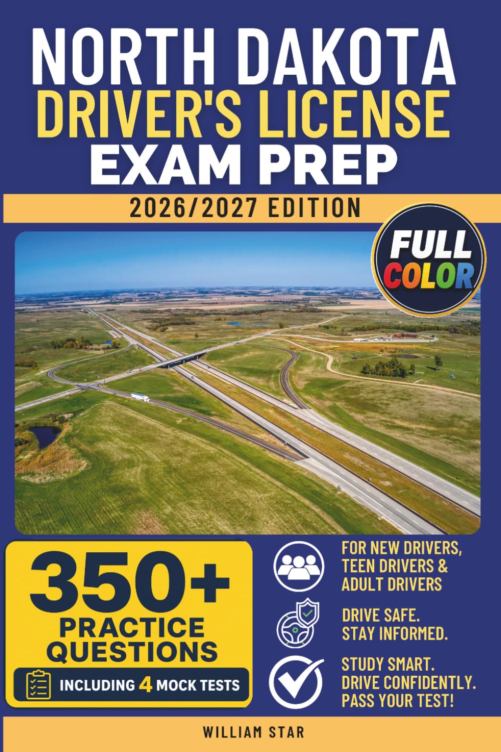 ler totalmente North Dakota Driver's License Exam Prep: Study Guide, Road Signs & Practice Tests to Help You Pass the Written Knowledge Test (FULL COLOR DMV PREP SERIES)