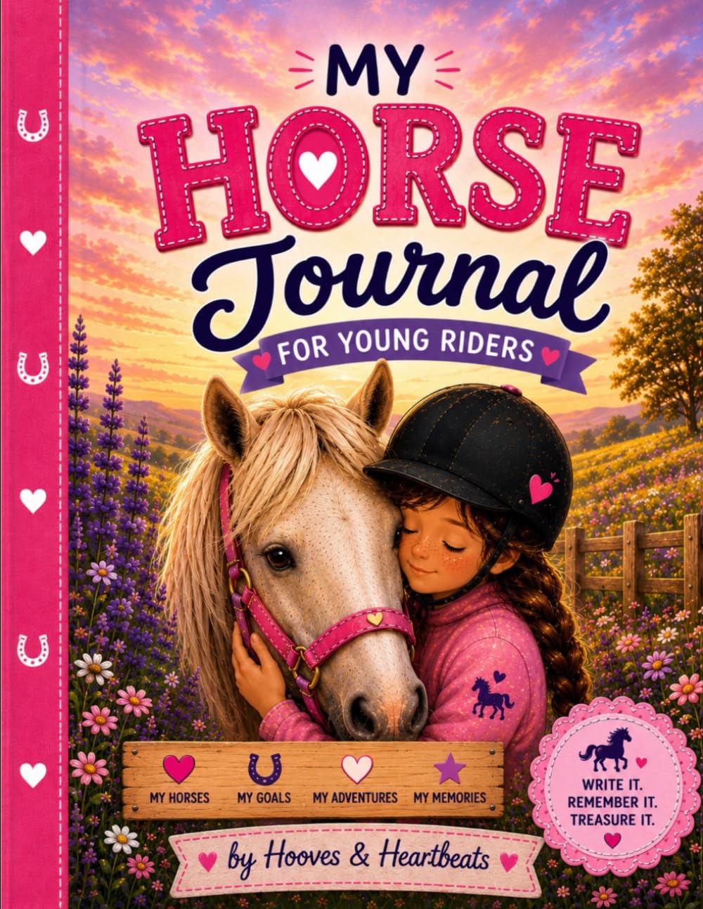 ler totalmente My Horse Riding Journal: For Girls Ages 4-12