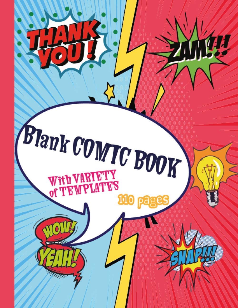 ler totalmente Blank Comic Book for Kids with Variety of Templates: Draw Your Own Comics - Express Your Kids or Teens Talent and Creativity with This Lots of Pages... white elephant present for kids or adults!