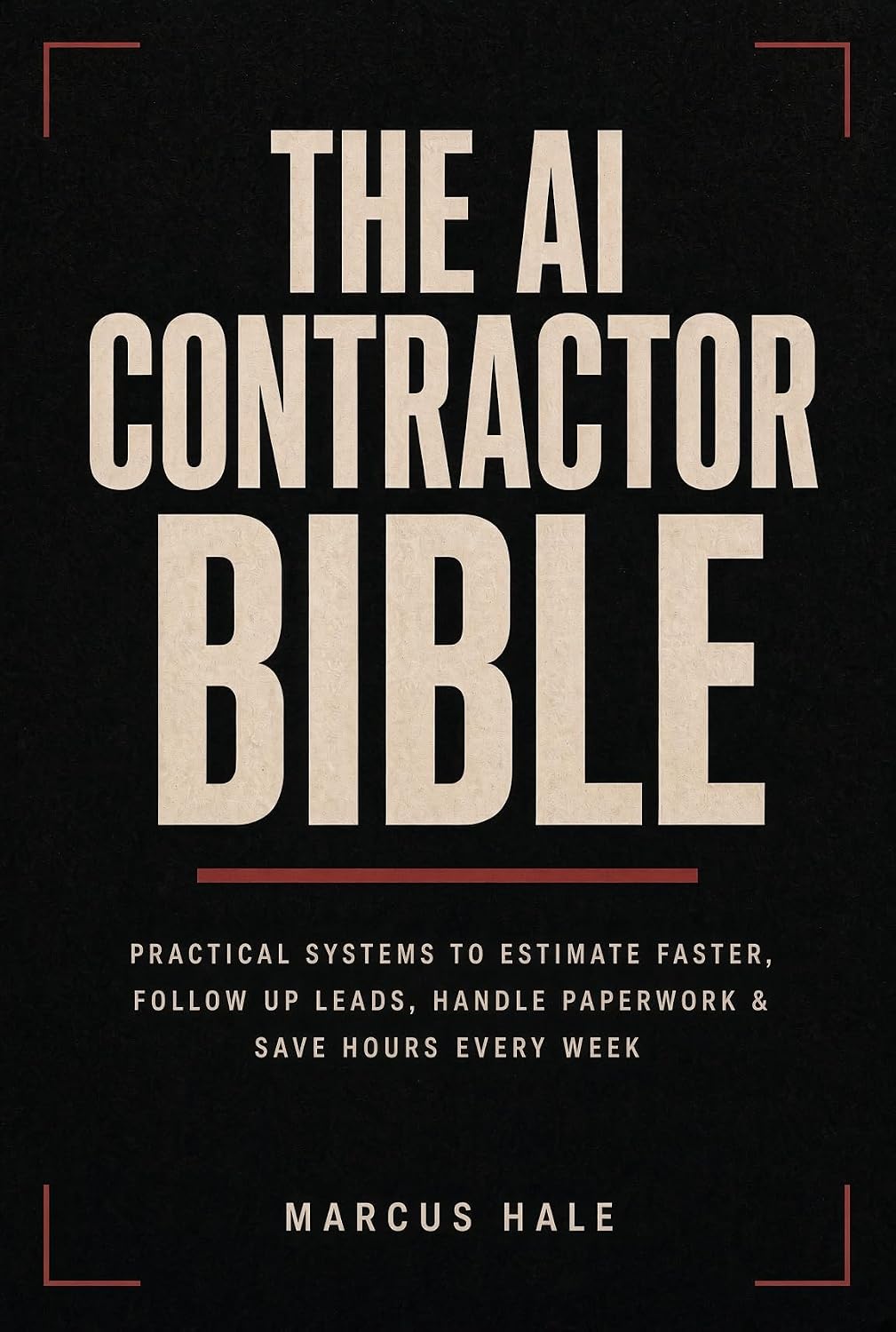 ler totalmente The AI Contractor Bible: Practical Systems to Estimate Faster, Follow Up Leads, Handle Paperwork & Save Hours Every Week (English Edition)