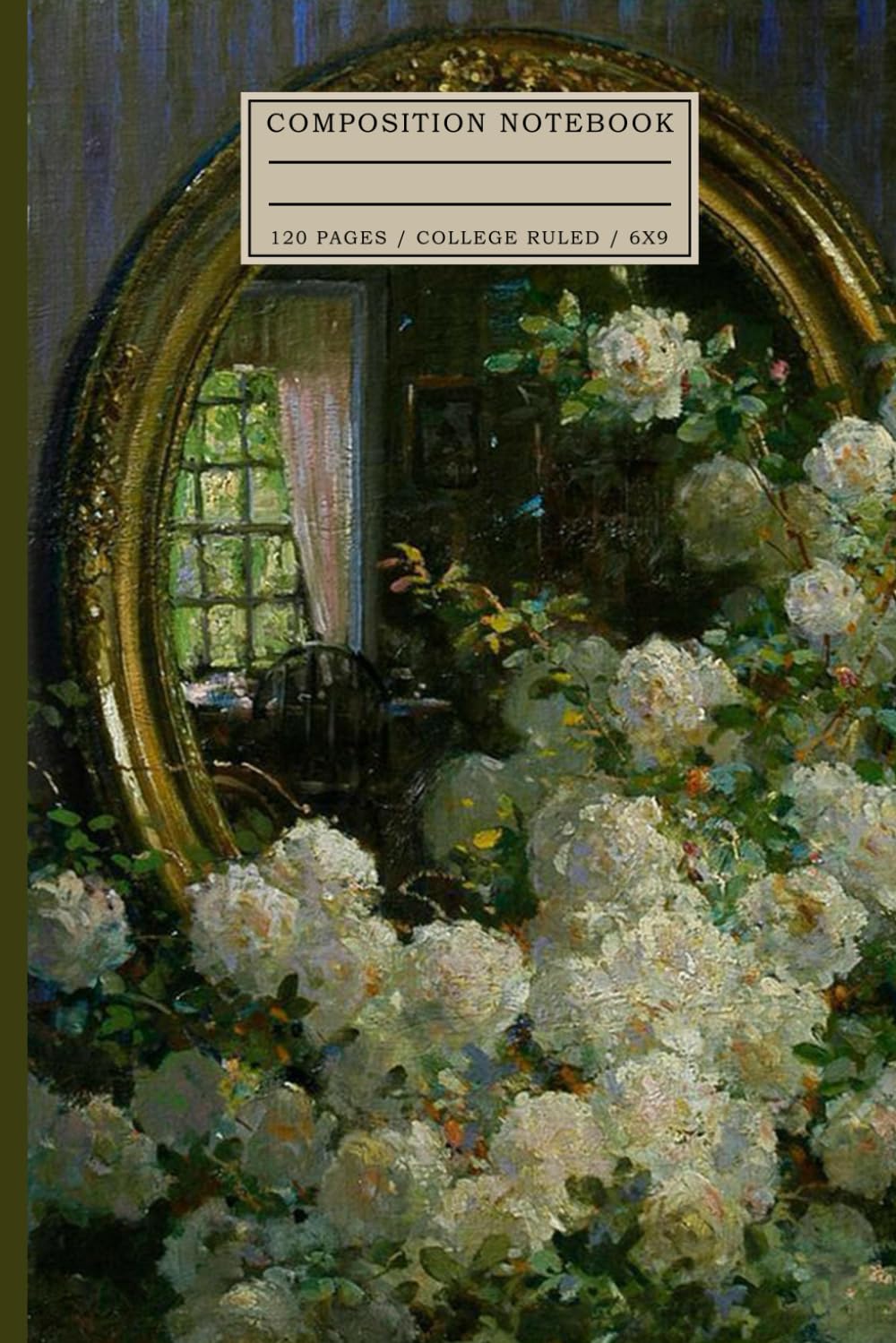 Romantic Floral Composition Notebook for Writers and Thoughtful Notes