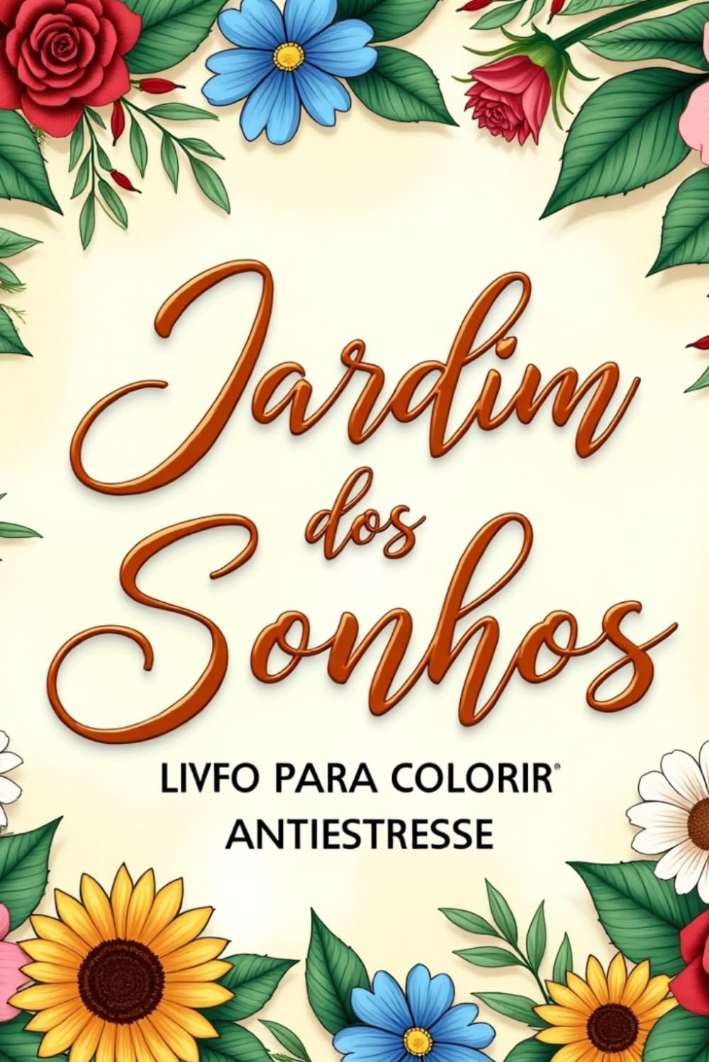 ler totalmente Jardim dos Sonhos: Livro Para Colorir Antiestresse (Portuguese Edition)