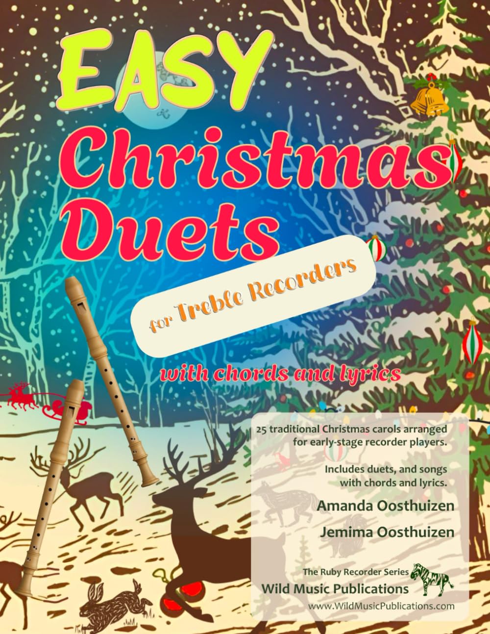 Easy Christmas Duets for Treble Recorders: 25 traditional Christmas Carols arranged for early-stage treble (alto) recorder players with chords and... Recorder Duets for Beginners and Improvers) baixar o livro de graça