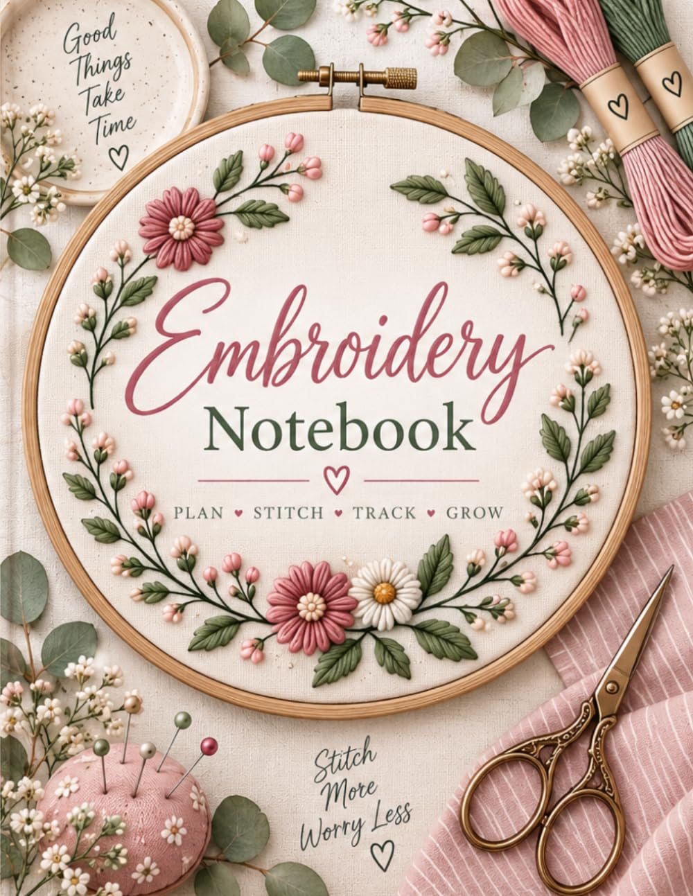 Embroidery Journal: A Practical Planner for Projects, Patterns, Threads, Stitches, Fabrics & Creative Notes baixar o livro de graça