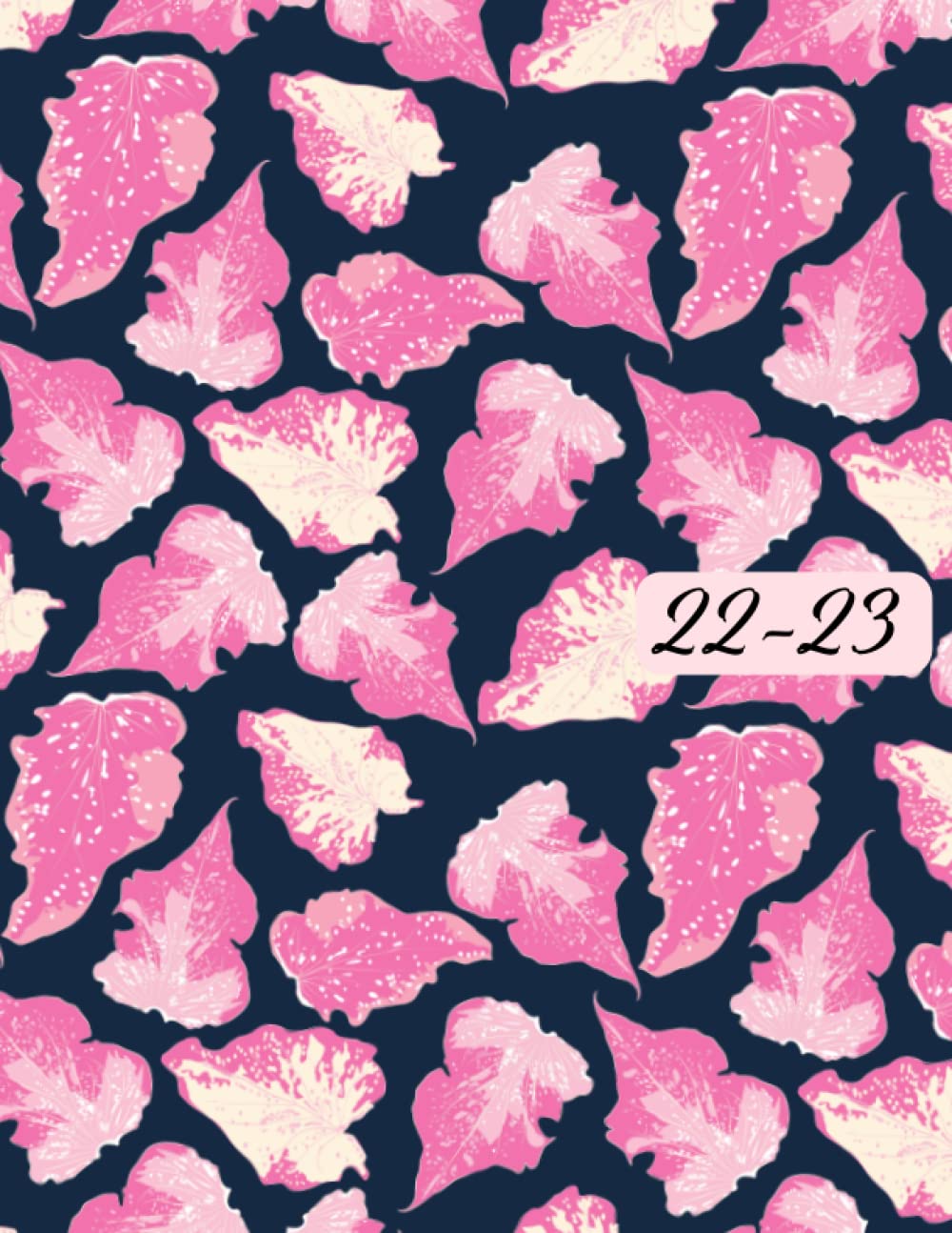 2022-2023 Monthly Planner: Large Two Year Planner with Caladium Pink Cover Jan 2022 - Dec 2023 8.5" x 11" baixar o livro de graça