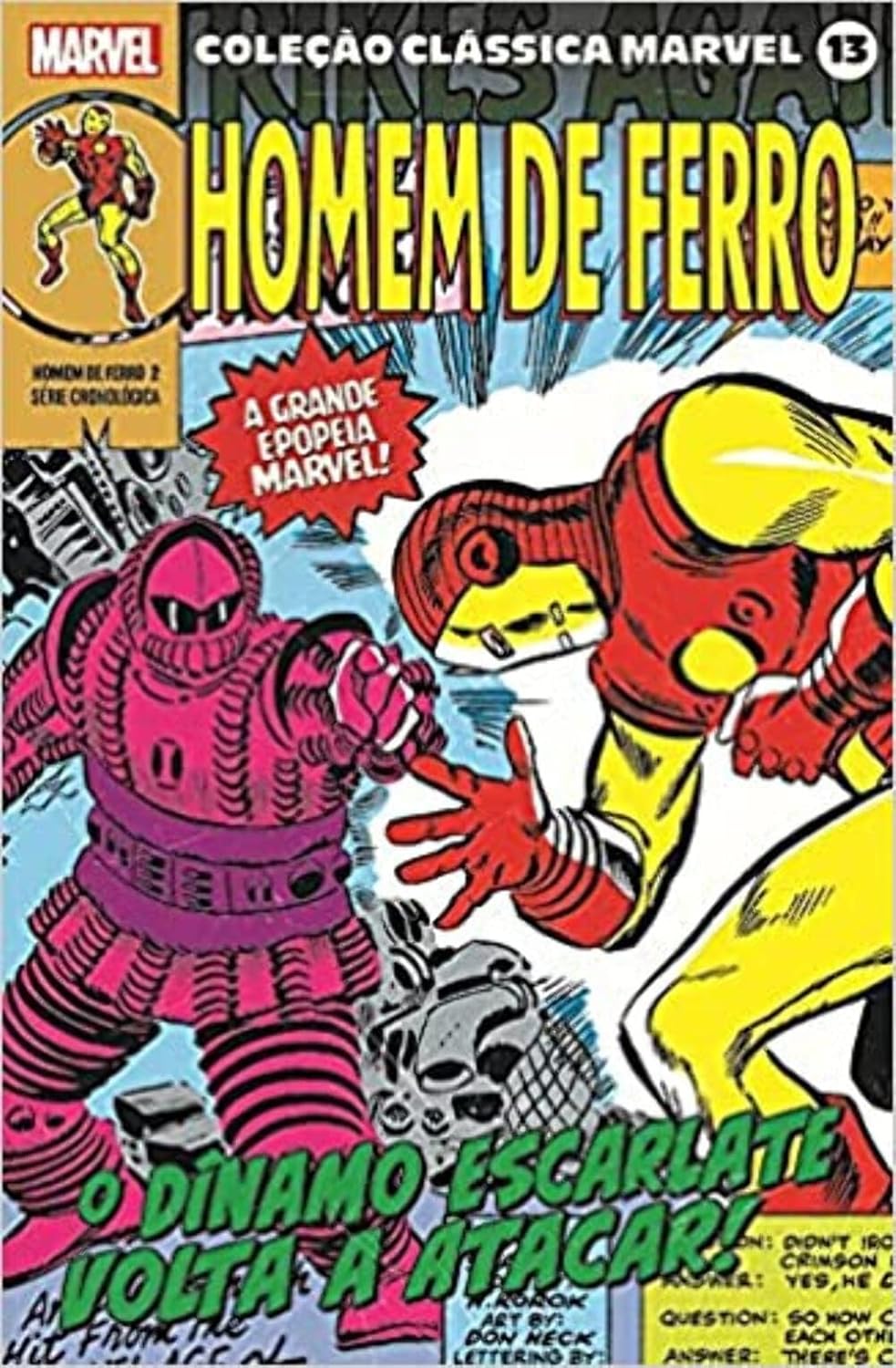 Coleção clássica marvel vol. 13 - homem de ferro vol. 2 baixar o livro de graça