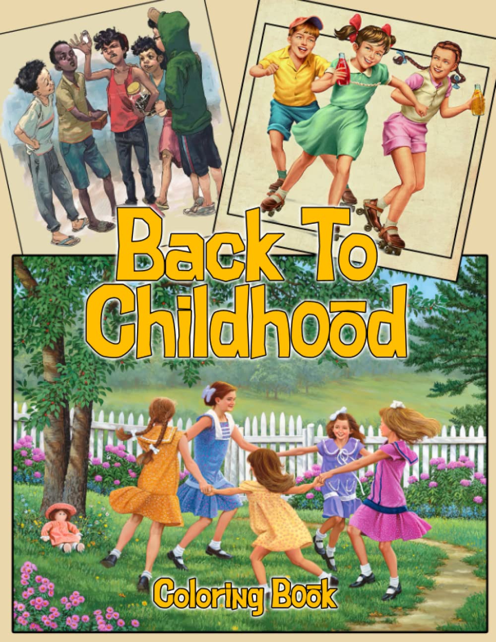 ler totalmente Back To Childhood Coloring Book: Peaceful Nostalgic Memories Coloring Pages With Vintage Illustration for Stress Relief and Relaxation Gift Idea For Teens & Adul