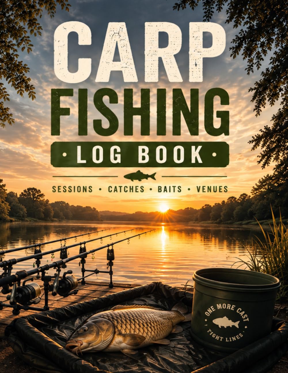 Carp Fishing Log Book: Session Logs, Catch Records, Bait & Rig Tracking, Venue Notes & Personal Bests baixar o livro de graça
