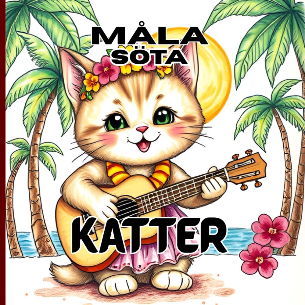 Måla Söta Katter: En avkopplande målarbok för barn och vuxna (Swedish Edition) baixar livro de graça