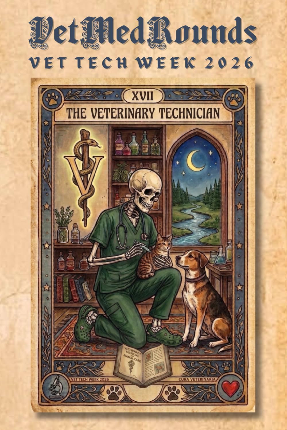 capítulo por capítulo baixar VetMedRounds Rounding Books: The Veterinary Technician Tarot Card Edition for Vet Tech Week 2026