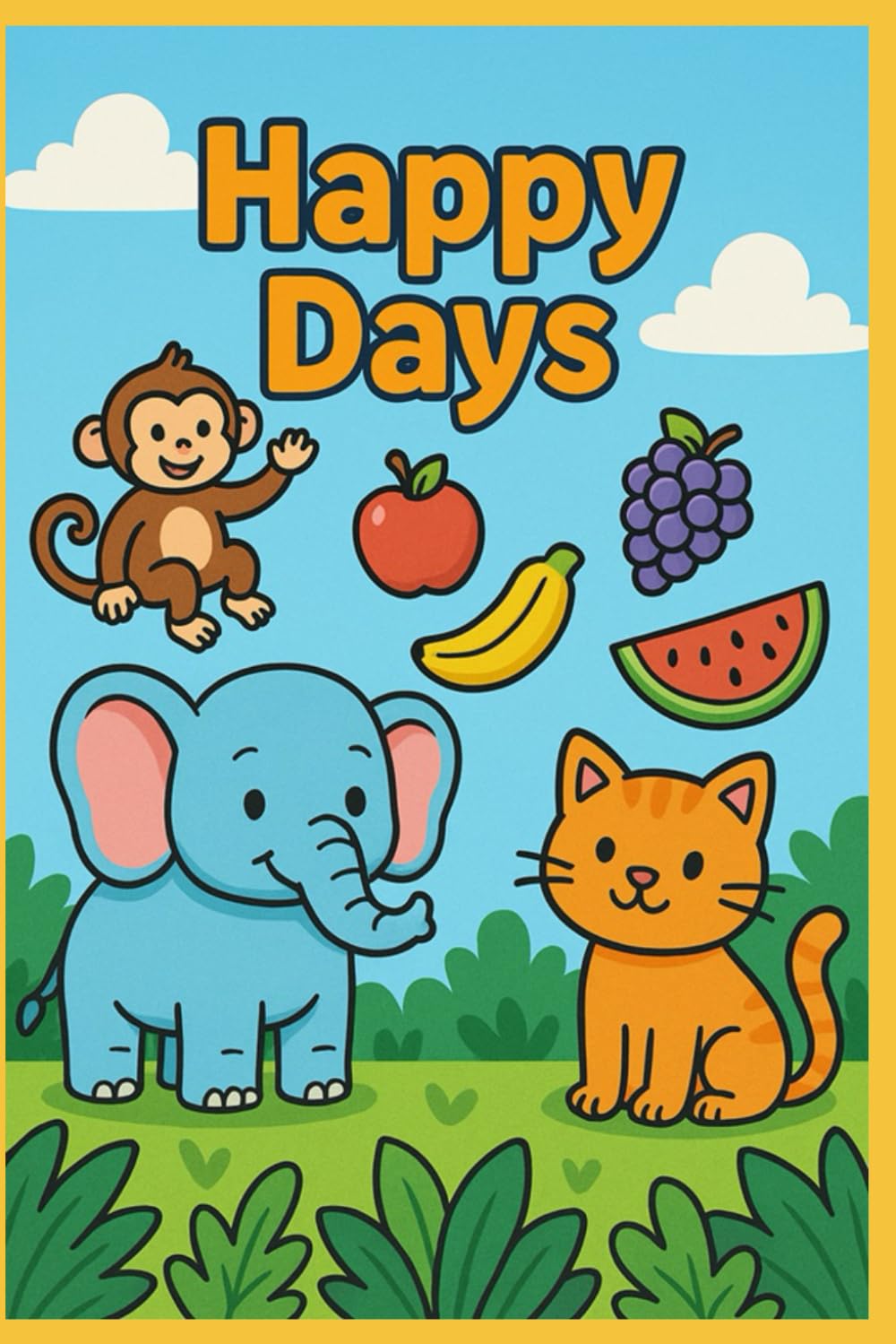 Happy Days: Сoloring book for kids (Portuguese Edition) baixar o livro de graça