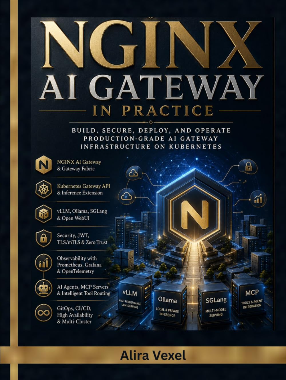 ler totalmente NGINX AI GATEWAY IN PRACTICE: Build Production-Ready LLM Infrastructure with NGINX, Kubernetes Gateway API, vLLM, Ollama, AI Inference Routing, MCP, Security, and Observability