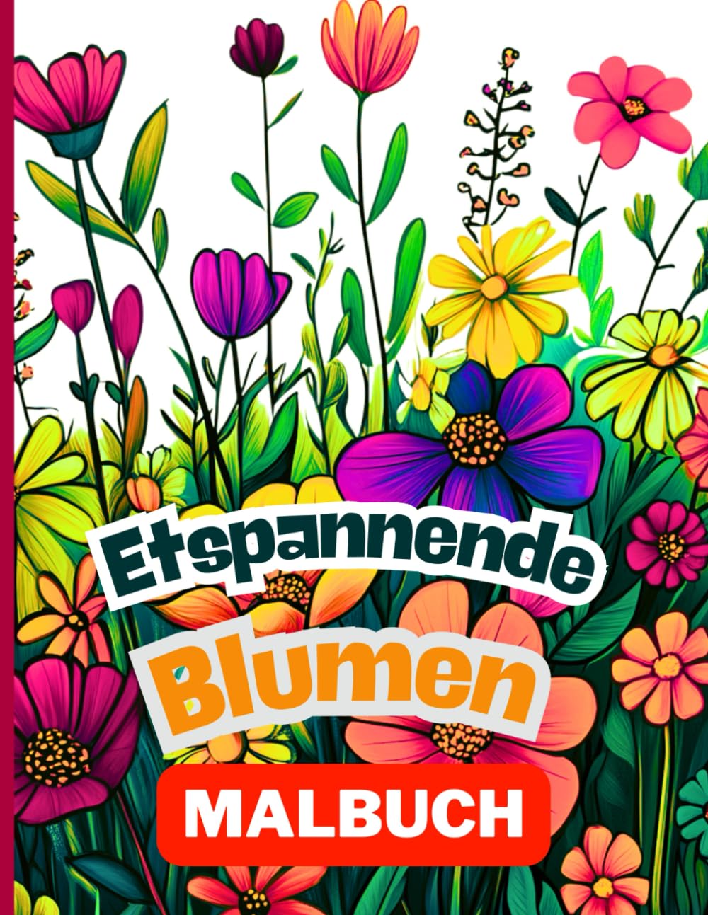 Entspannende Blumen Malbuch: Blumenkunst zum Ausmalen, Entspannen und Abschalten. Eine künstlerische Reise zur Ruhe (German Edition) baixar o livro de graça
