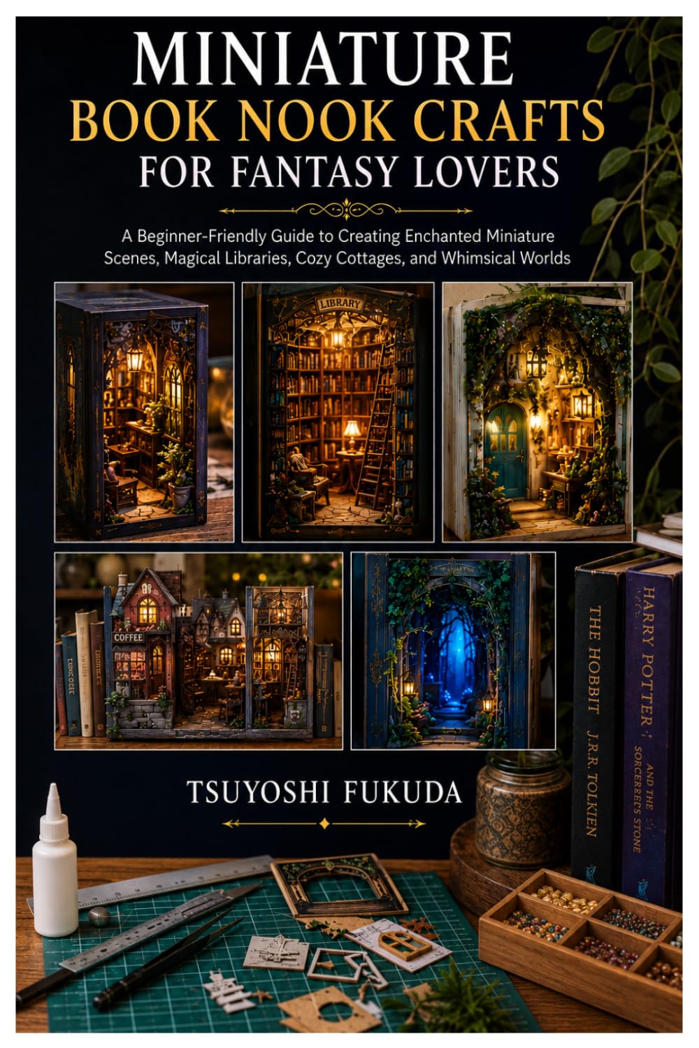 MINIATURE BOOK NOOK CRAFTS FOR FANTASY LOVERS: A Beginner-Friendly Guide to Creating Enchanted Miniature Scenes, Magical Libraries, Cozy Cottages, and Whimsical Worlds baixar o livro de graça