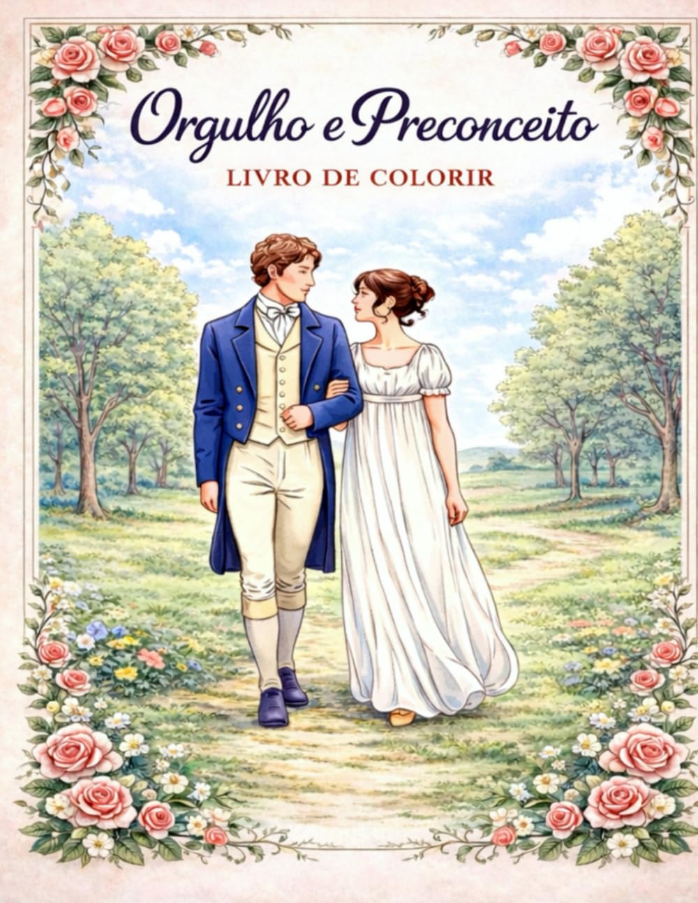 Orgulho e Preconceito - Livro de colorir (Portuguese Edition) baixar o livro de graça