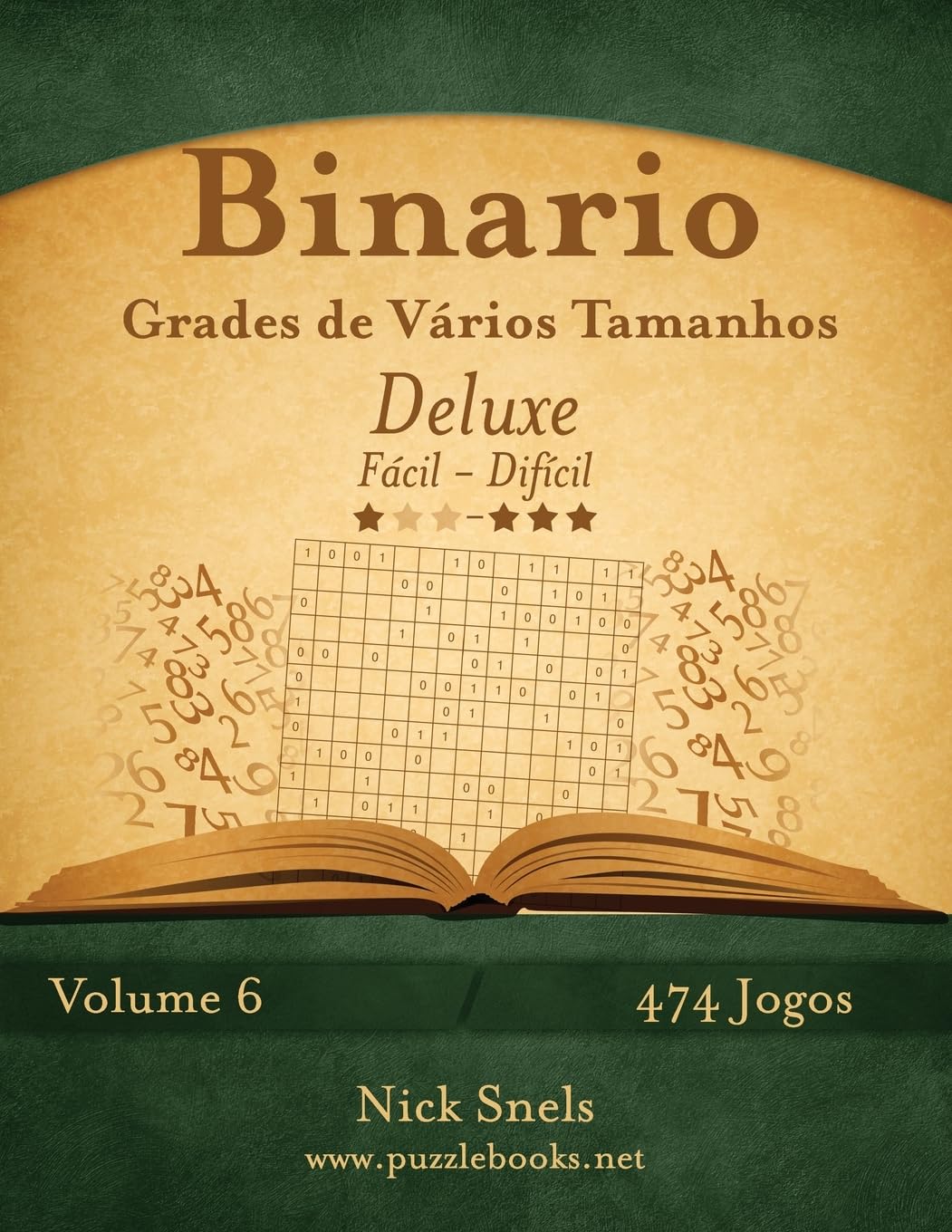 ler totalmente Binario Grades de Vários Tamanhos Deluxe - Fácil ao Difícil - Volume 6 - 474 Jogos