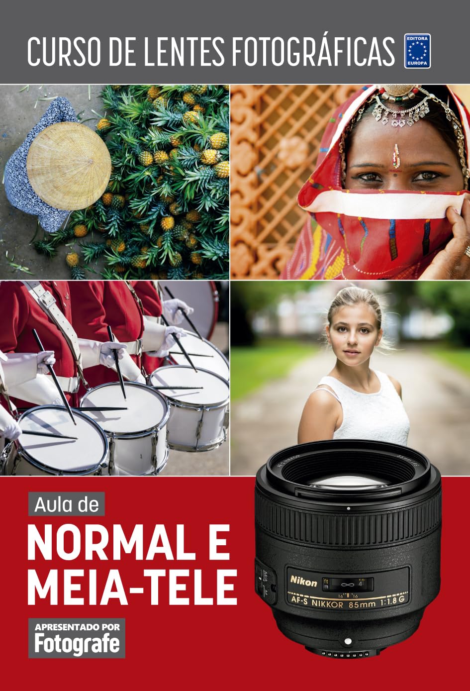 ler totalmente Curso de Lentes Fotográficas - Aula de Normal e Meia-Tele