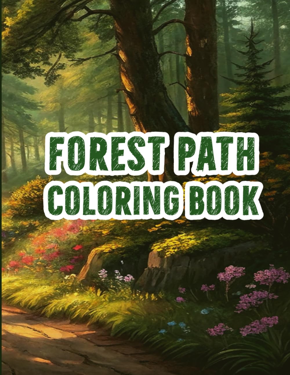 Forest Path Coloring Book: Follow the winding trails and enjoy the beauty of green paths baixar livro de graça