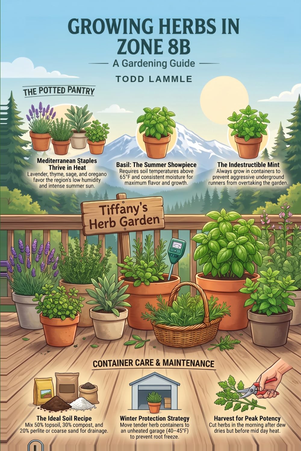 capítulo por capítulo baixar Growing Herbs in Zone 8: A Container Gardening Guide (Todd Lammle's Authorized Official Gardening Tips and Tricks)