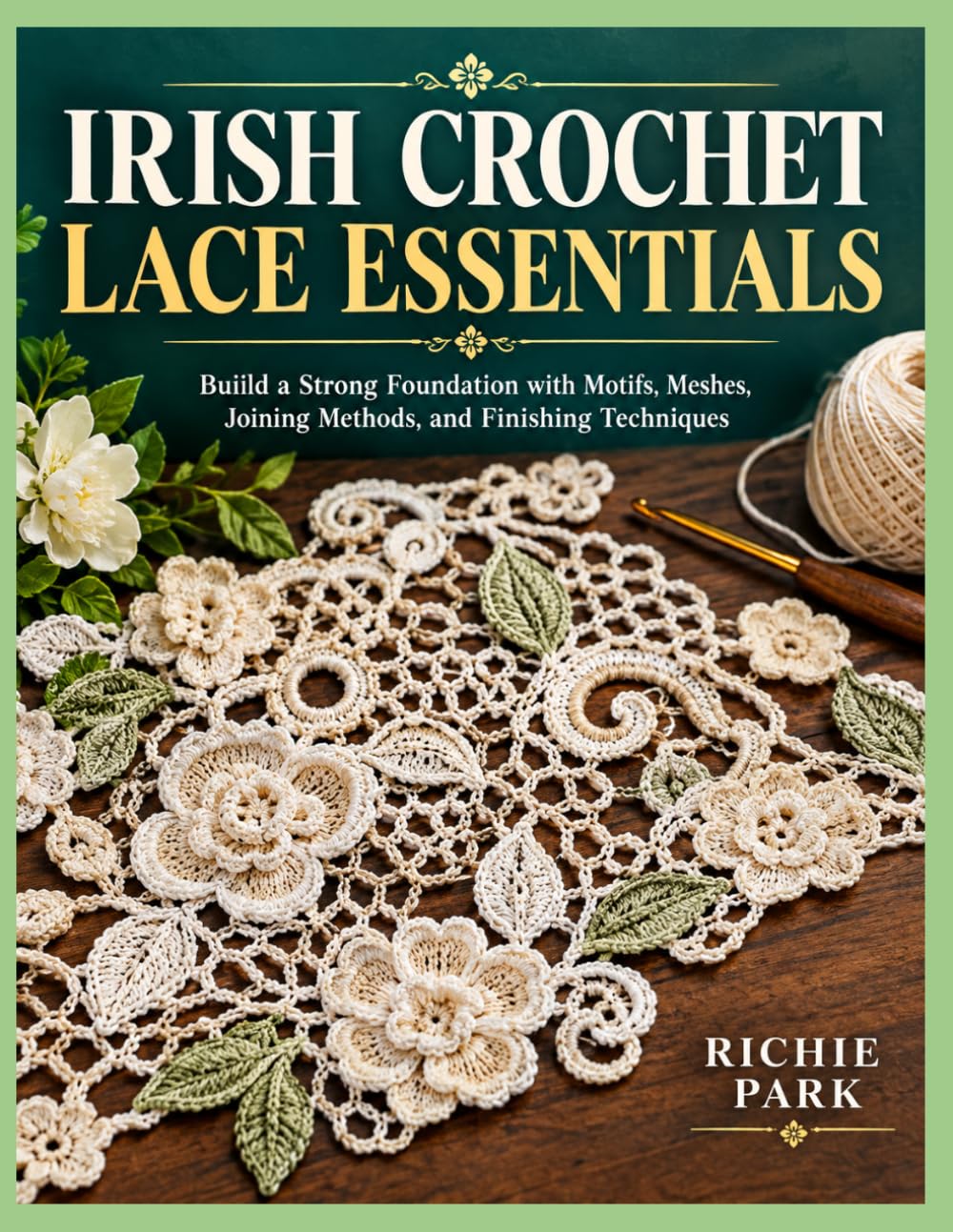 IRISH CROCHET LACE ESSENTIALS: Build a Strong Foundation with Motifs, Meshes, Joining Methods, and Finishing Techniques baixar livro de graça