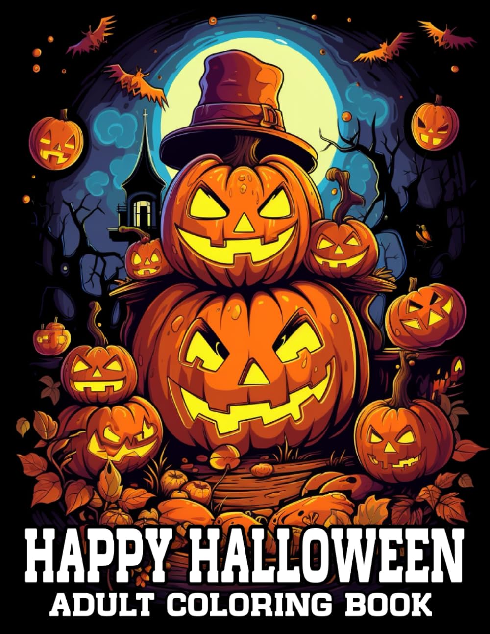 capítulo por capítulo baixar Happy Halloween Coloring Book For Adult: Halloween Coloring Book Autumn Fall Halloween Fantasy Includes Skulls, Witches, Vampires, Cats,... Happy Halloween Adult Coloring Book