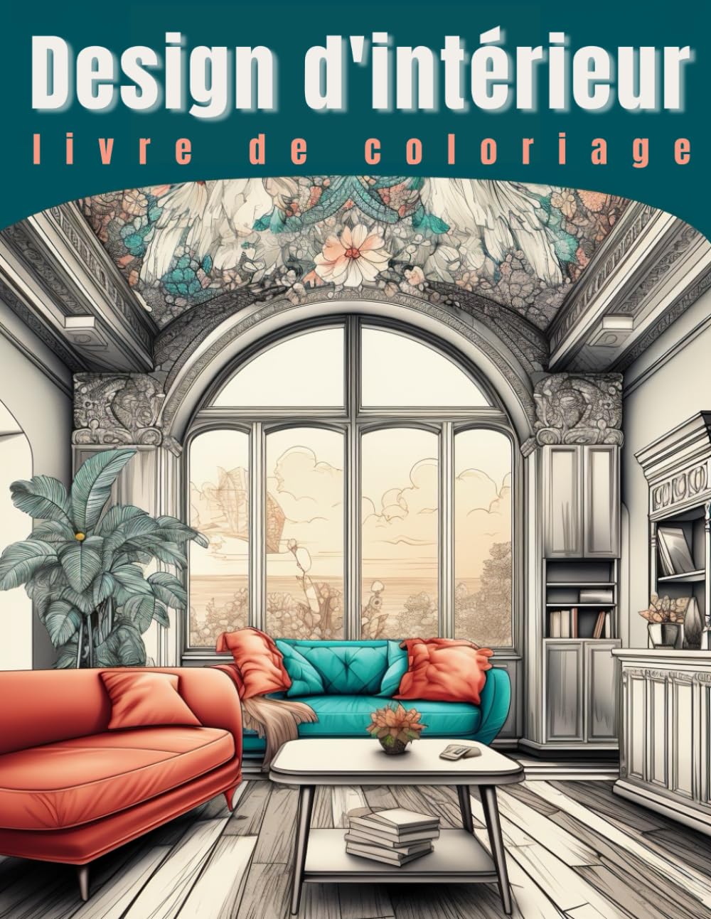 Design d'intérieur livre de coloriage (French Edition) baixar o livro de graça