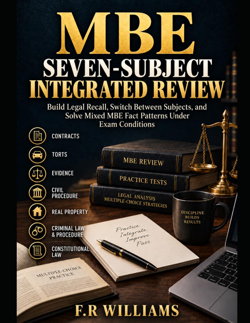 MBE Seven-Subject Integrated Review: Build Legal Recall, Switch Between Subjects, and Solve Mixed MBE Fact Patterns Under Exam Conditions baixar livro de graça