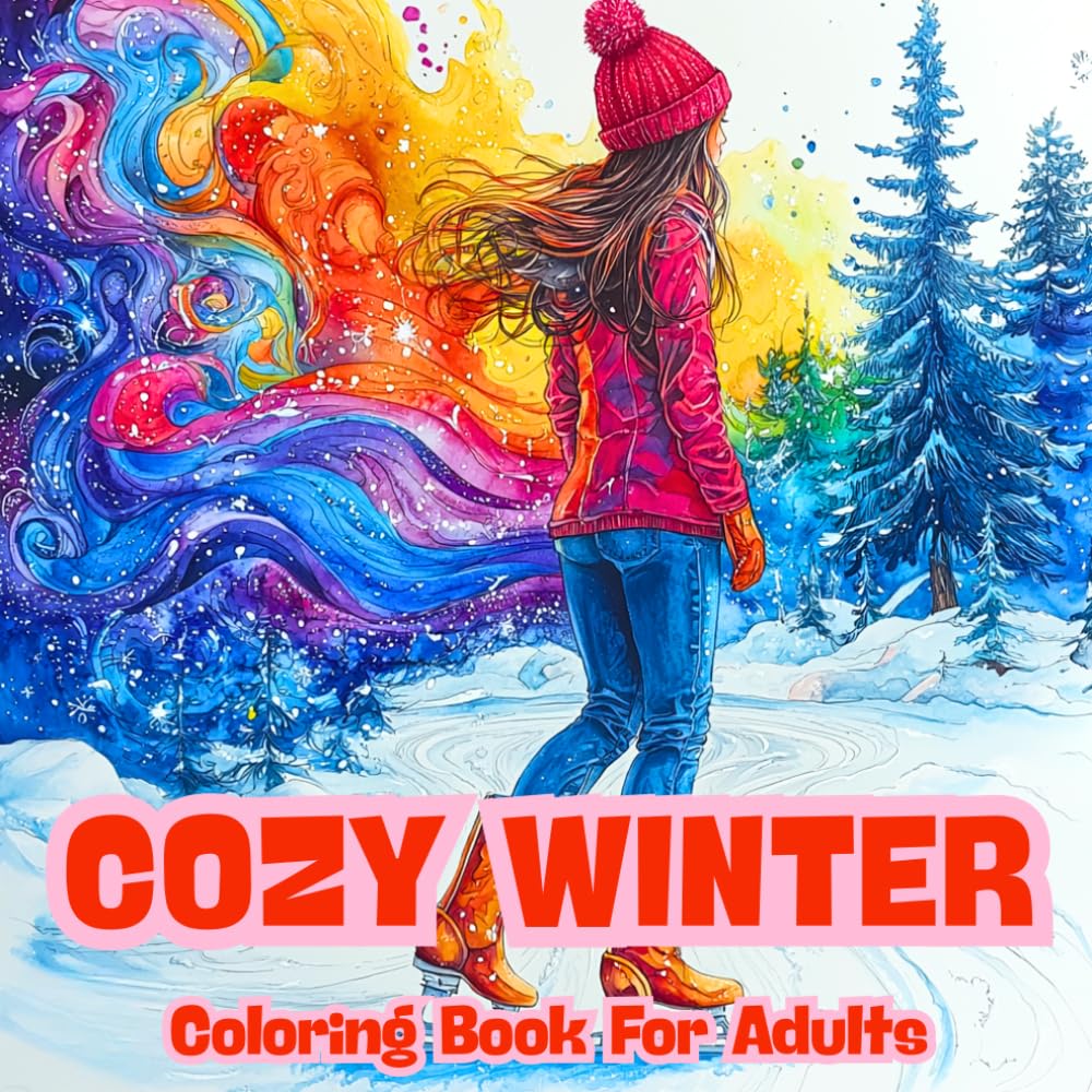 Cozy Winter Coloring Book for Adults: Relaxing, Easy & Beautiful Winter Designs for Stress Relief and Mindfulness (Color World) baixar o livro de graça