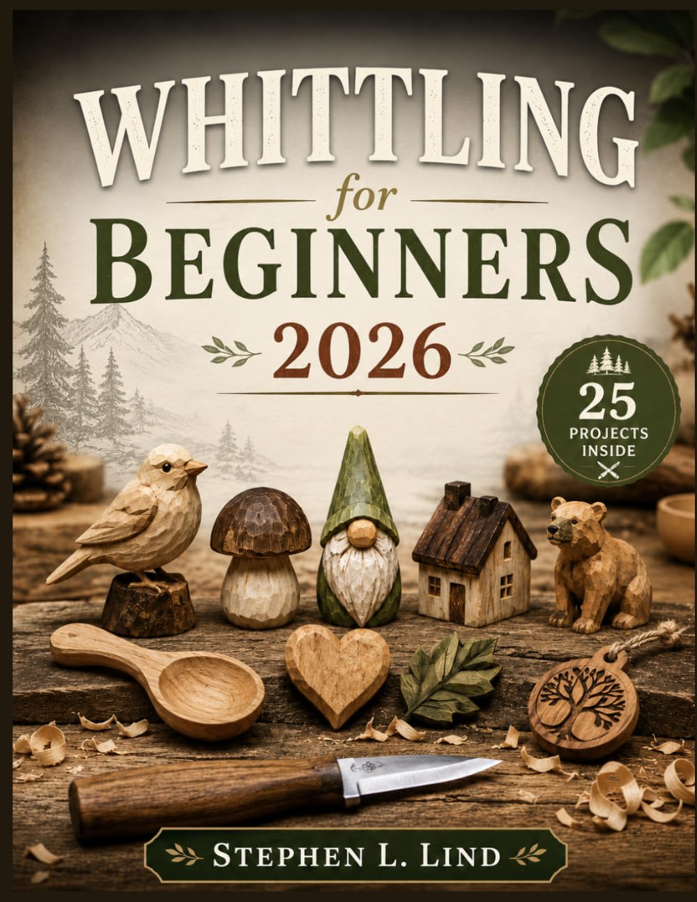 Whittling for beginners 2026: 25 Simple One-Knife Wood Carving Projects with Easy Patterns, Safety Tips, and Step-by-Step Instructions baixar o livro de graça