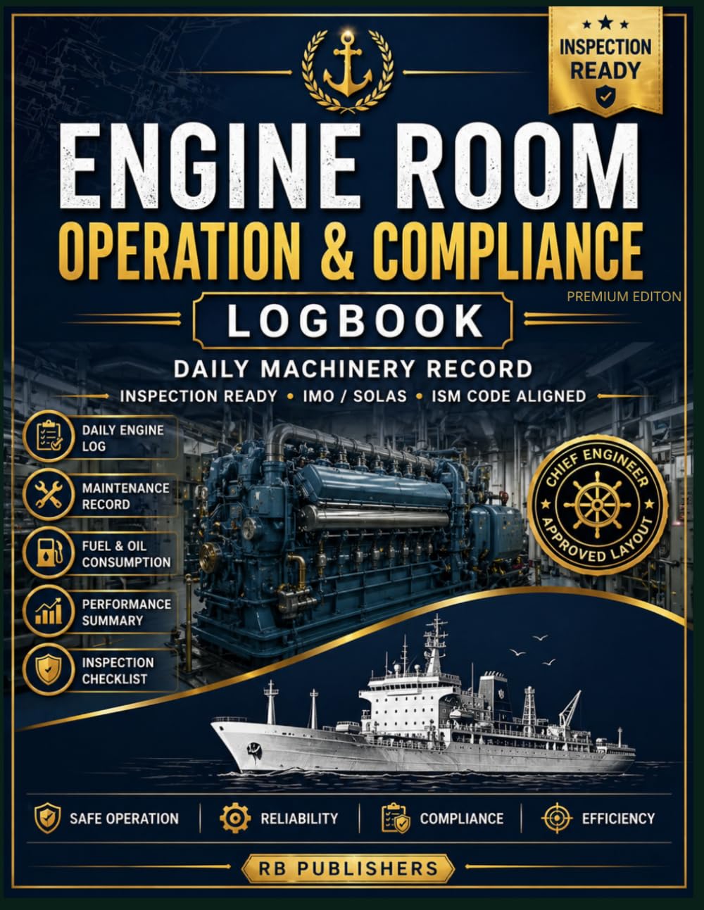 capítulo por capítulo baixar ENGINE ROOM OPERATION & COMPLIANCE - Premium Edition: Complete Engine Room Record Book for Daily Operations, Maintenance Tracking, and Inspection Readiness