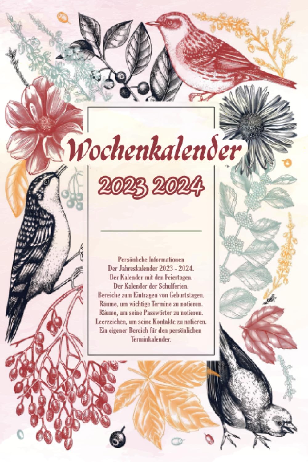 capítulo por capítulo baixar Wochenplaner 2023 2024: Wochenkalender 2 Seiten pro Woche, Größe (6x9in) 15.2cm x 22.9cm, Business Kalender2023 2024 für Berufstätige und Studierende.... im Büro. Terminplaner. (German Edition)