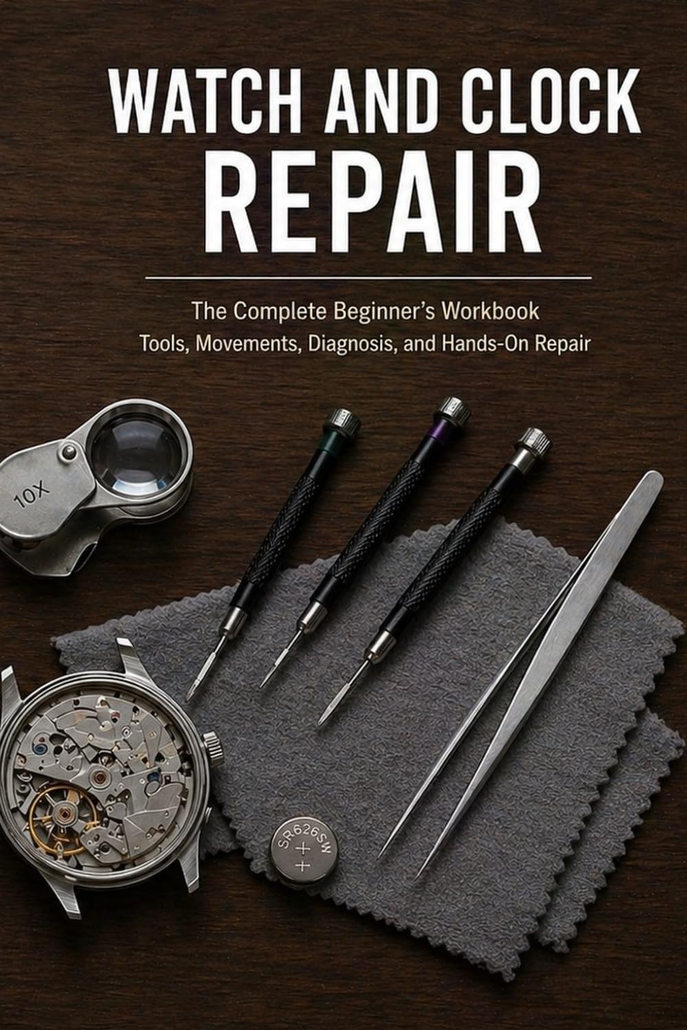 Watch and Clock Repair: The Complete Beginner's Workbook: Tools, Movements, Diagnosis, Battery Replacement, Timing, Regulation, and Hands-On Repair baixar livro de graça