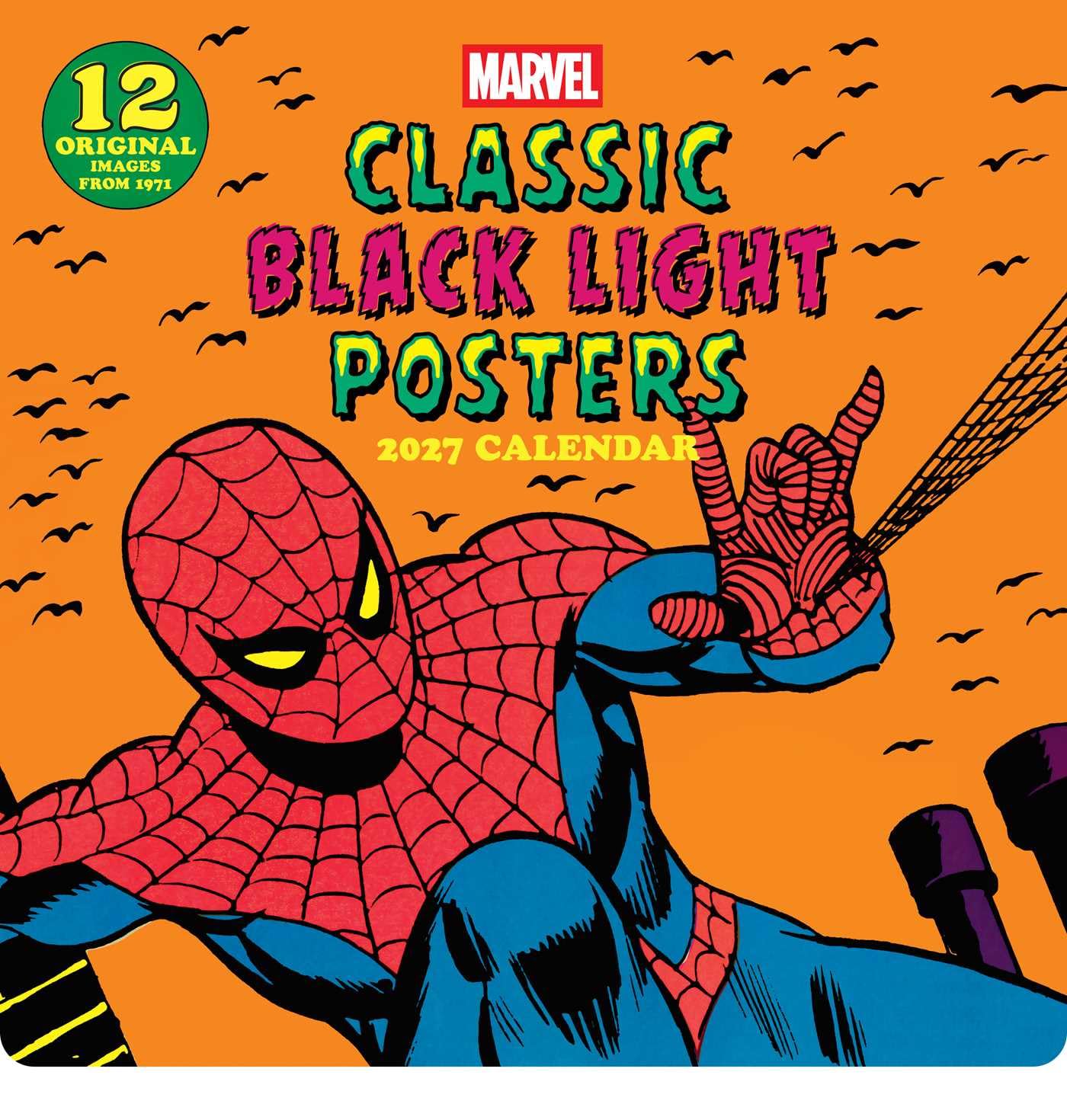 capítulo por capítulo baixar Marvel Classic Black Light Posters 2027 Wall Calendar: 12 Original Images from 1971