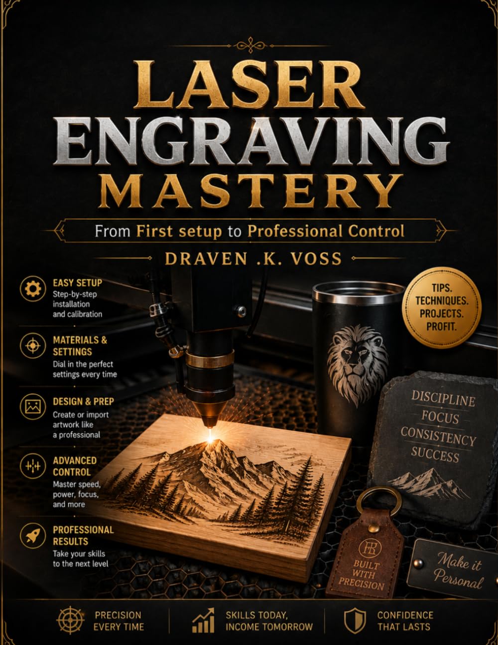 ler totalmente Laser Engraving Mastery: From First setup to Professional Control