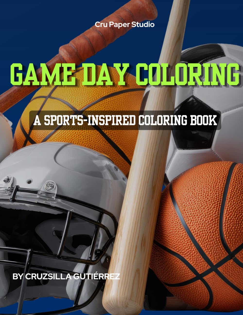 ler totalmente Game Day Coloring: A Sports Coloring Book for Adults, Teens, Sports Fans, Athletes, and Coaches