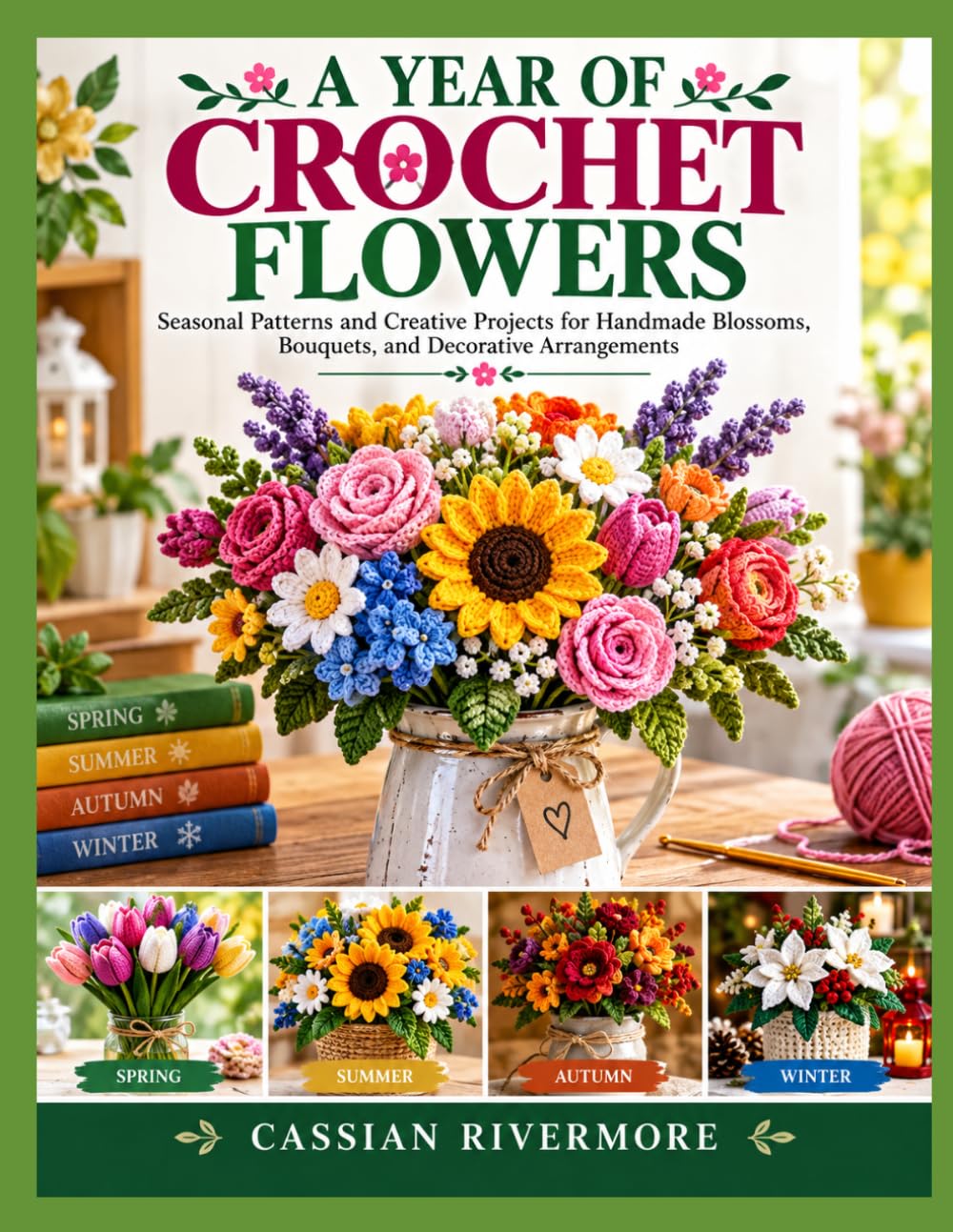 capítulo por capítulo baixar A YEAR OF CROCHET FLOWERS: Seasonal Patterns and Creative Projects for Handmade Blossoms, Bouquets, and Decorative Arrangements