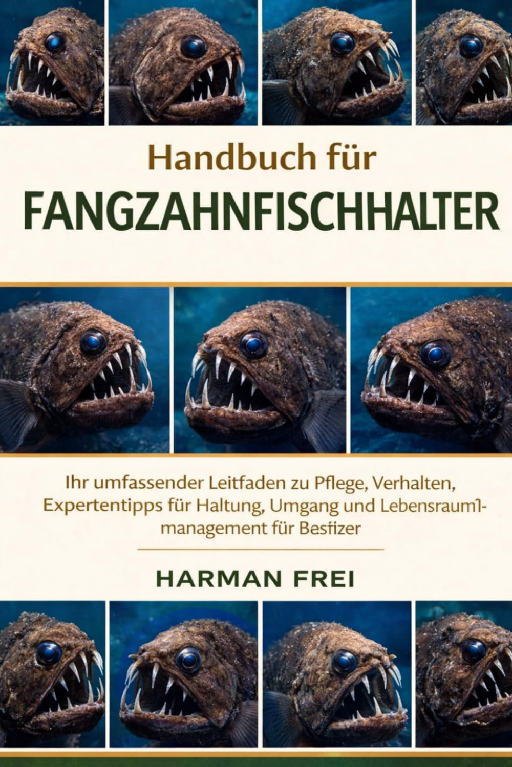 Handbuch für Fangzahnfischhalter: Ihr umfassender Leitfaden zu Pflege, Verhalten, Expertentipps für Haltung, Umgang und Lebensraummanagement für Besitzer (German Edition)