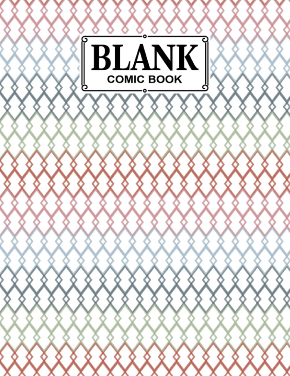 Blank Comic Book: Squares Cover Blank Comic Book, Create Your Own Story, Journal, Notebook, Sketchbook for Kids and Adults, 120 Pages - Size 8.5" x 11" Notebook by Wilfried Brandl baixar livro de graça