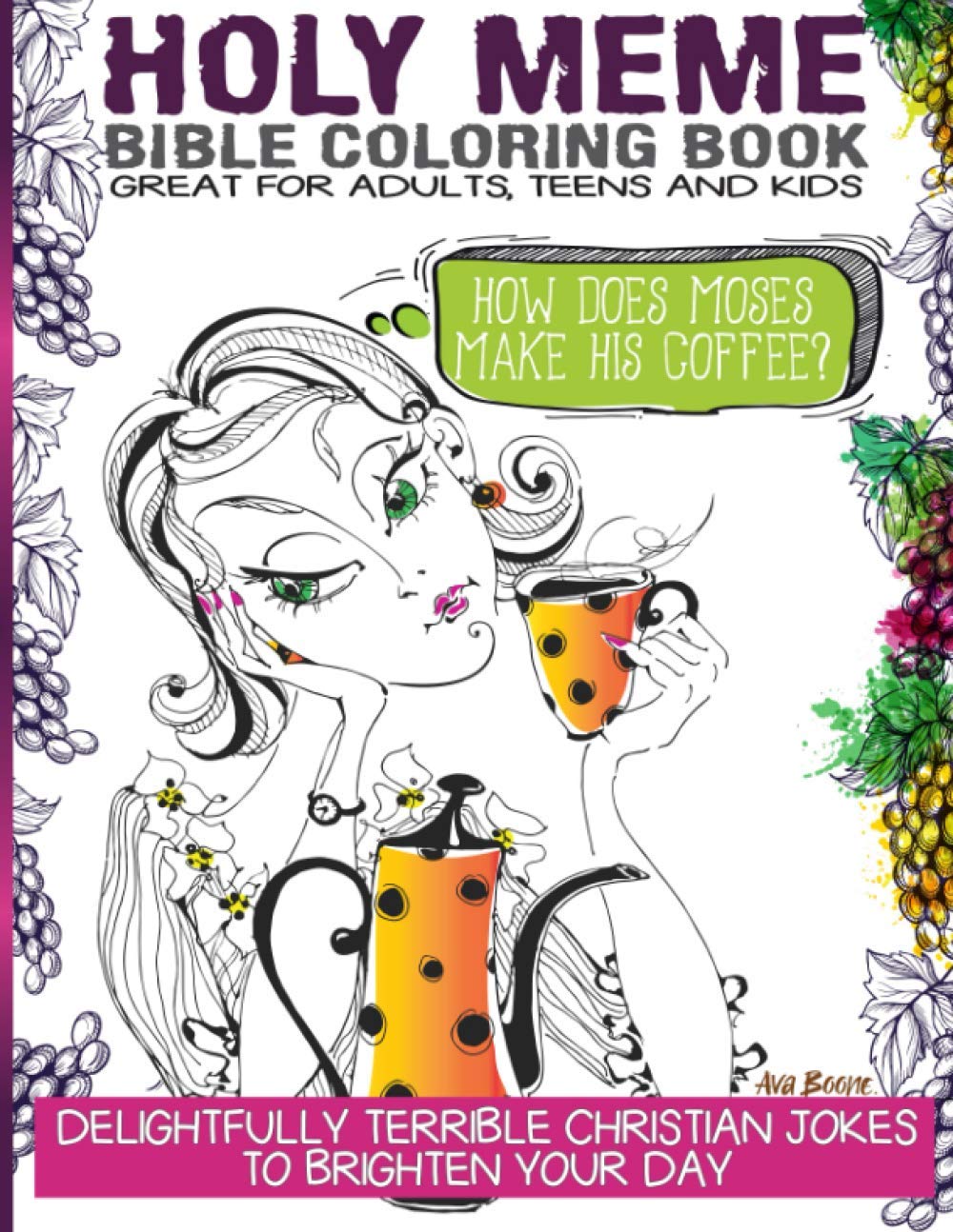 capítulo por capítulo baixar Holy Meme Bible Coloring Book: Delightfully Terrible Christian Jokes to Brighten Your Day – Great for adults and teens